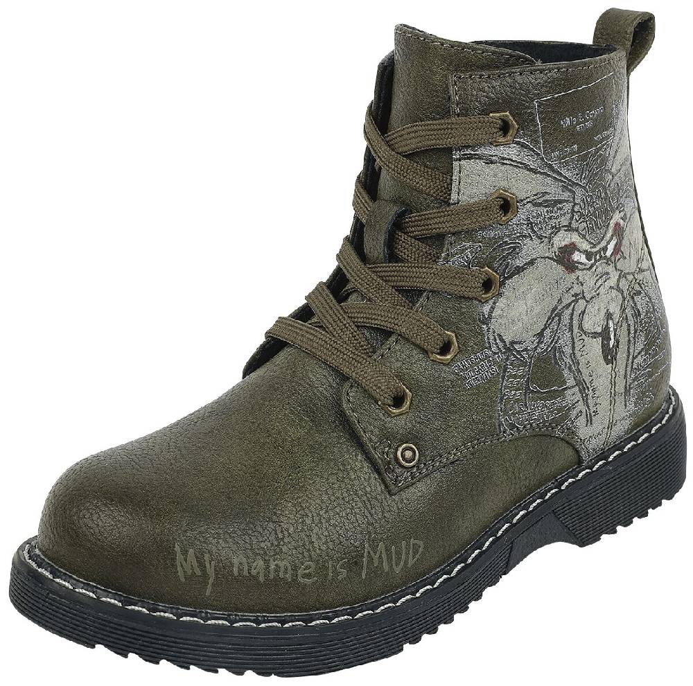 EMP "Kids - Coyote" Kinder Boots graubraun von Looney Tunes EMP "Kids - Coyote" Kinder Boots graubraun von Looney Tunes