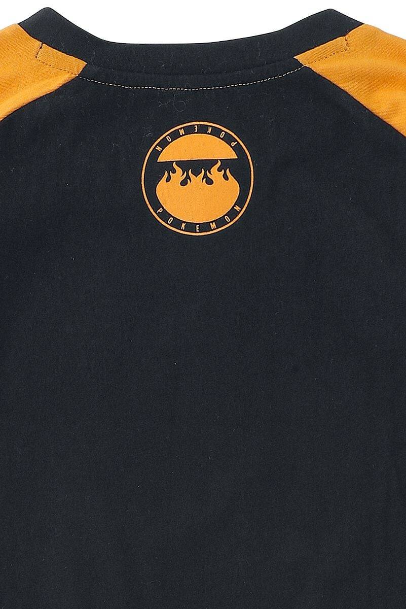 EMP "Kids - Glurak - Bring The Heat" Langarmshirt Schwarz/orange Von Pokémon