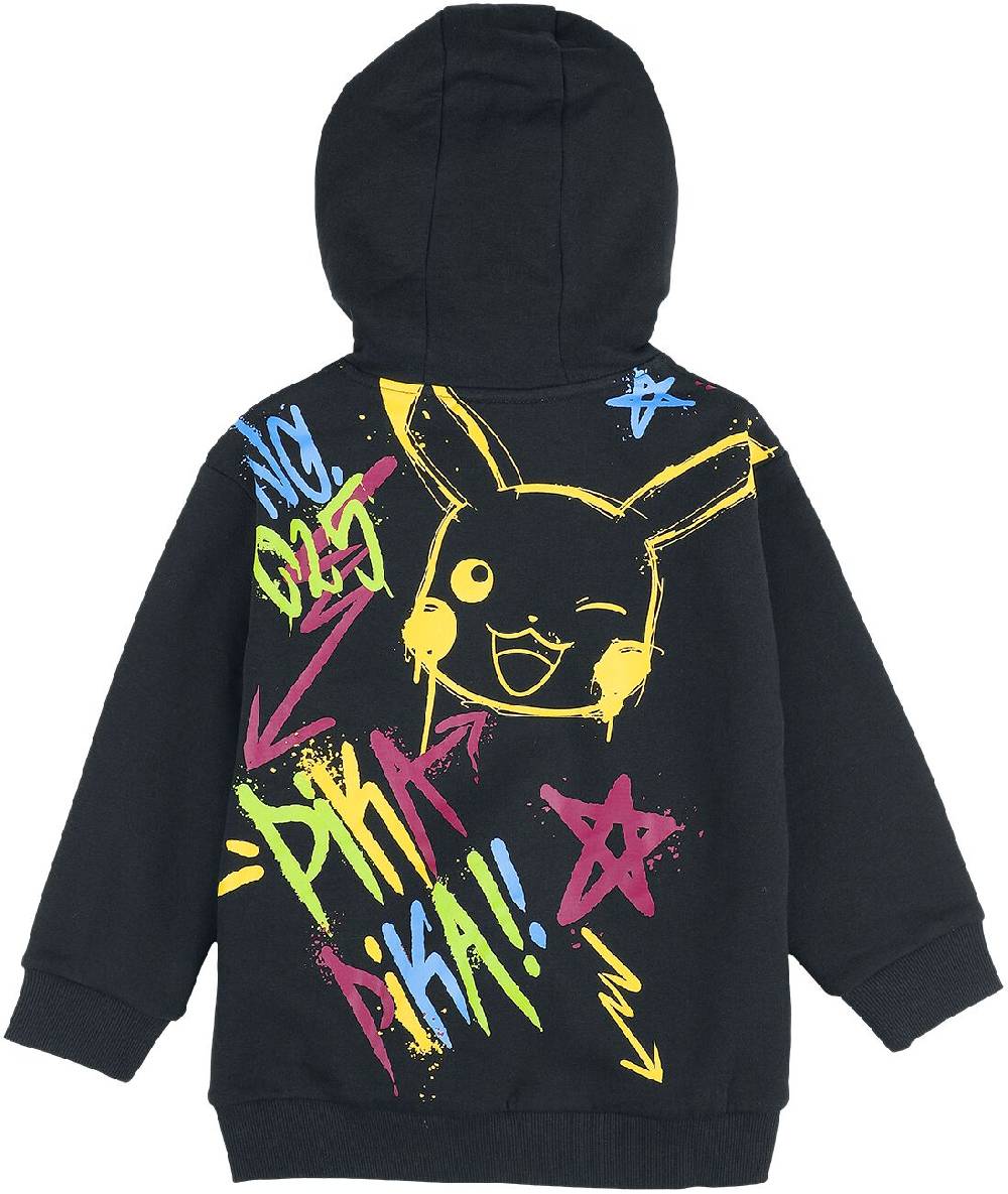 EMP "Kids - Pikachu - Punk" Kapuzenpullover Schwarz Von Pokémon