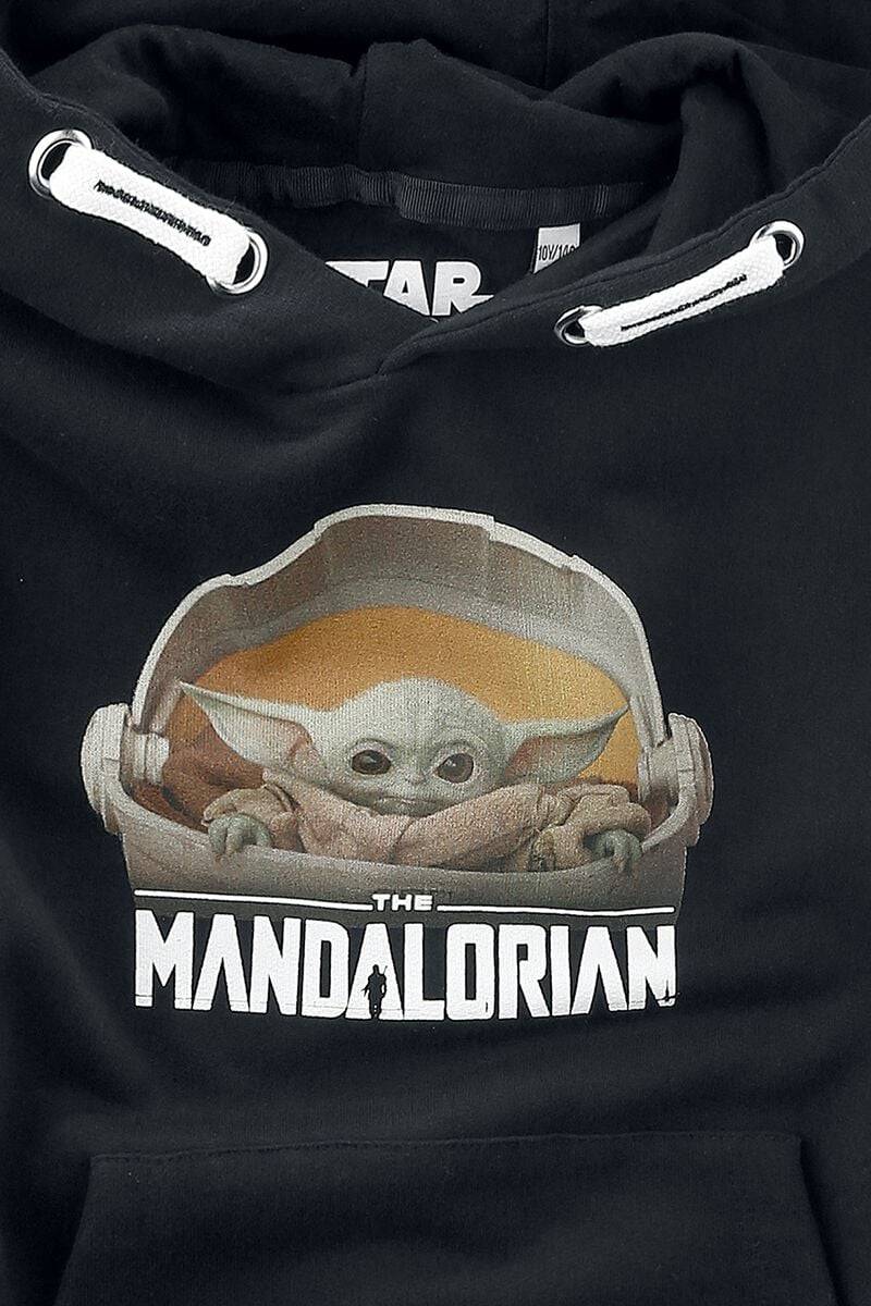 EMP "Kids - The Mandalorian - Grogu" Kapuzenpullover Schwarz Von Star Wars