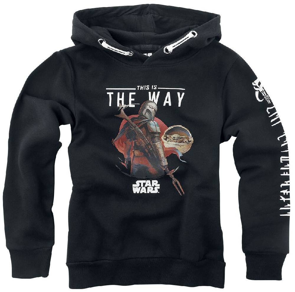 EMP "Kids - The Mandarlorian - This Is The Way" Kapuzenpullover schwarz von Star Wars