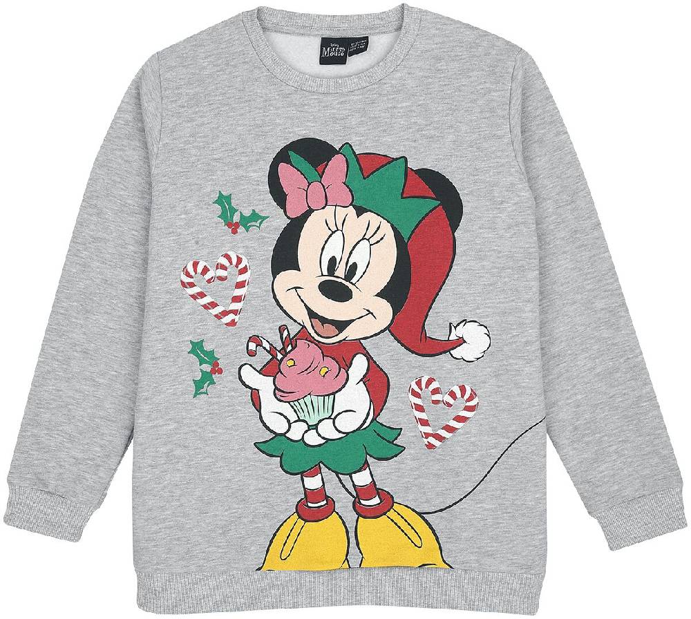 EMP "Kids - X-Mas -Minnie" Sweatshirt grau von Micky Maus