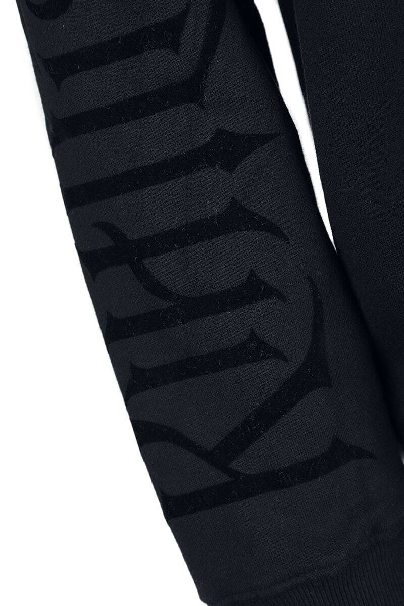 EMP "Kihilist Oversized Hoodie" Kapuzenjacke Schwarz Von KIHILIST By KILLSTAR