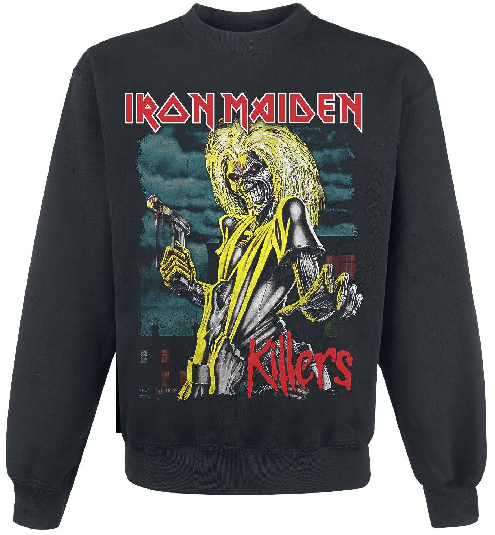 EMP "Killers Green Clouds" Sweatshirt schwarz von Iron Maiden