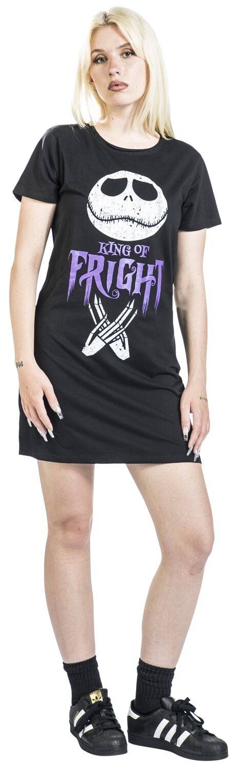 EMP "King Of Fright" Kurzes Kleid Schwarz Von The Nightmare Before Christmas