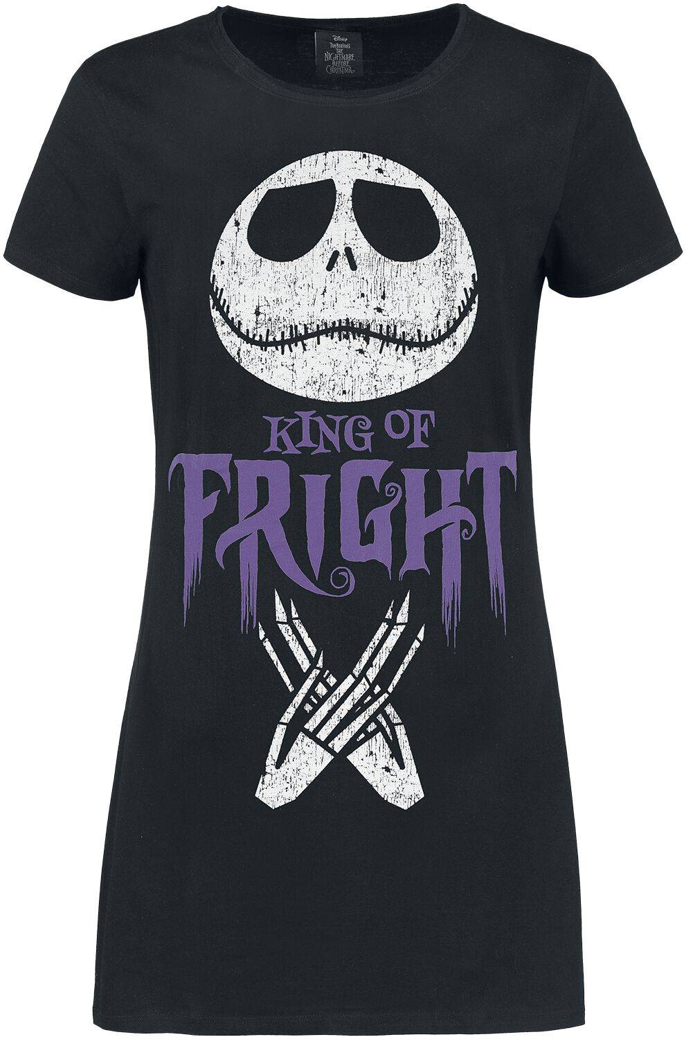 EMP "King Of Fright" Kurzes Kleid schwarz von The Nightmare Before Christmas
