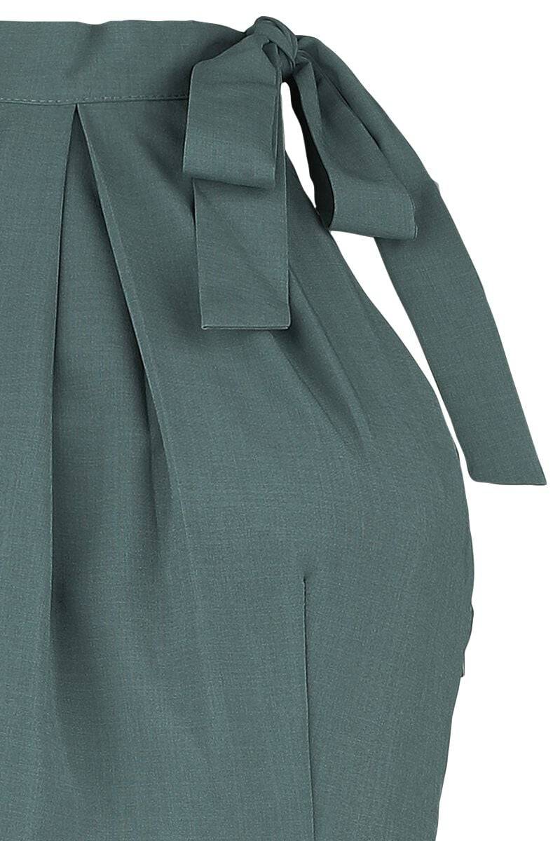 EMP "Kira Swing Dress" Mittellanges Kleid Grün Von H&R London