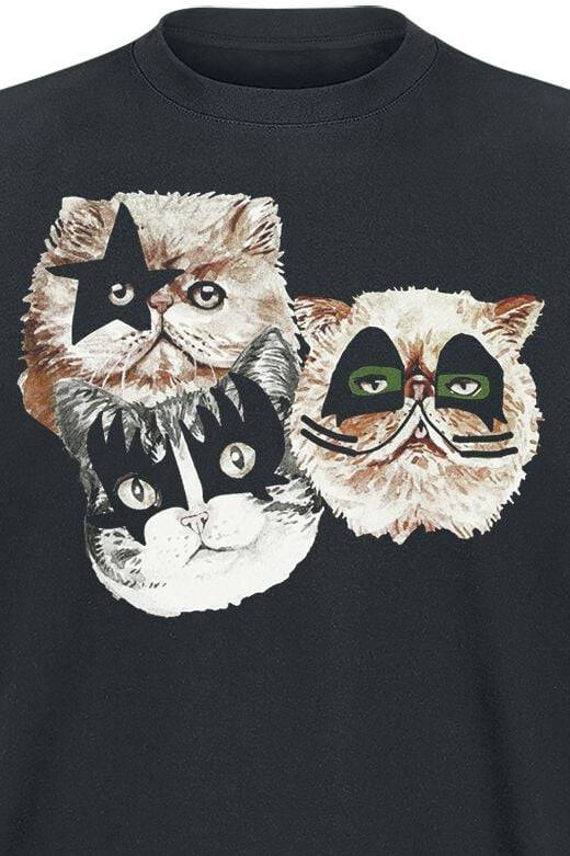 EMP "Kiss Katzen Miaaau" T-Shirt Schwarz Von Die Ärzte