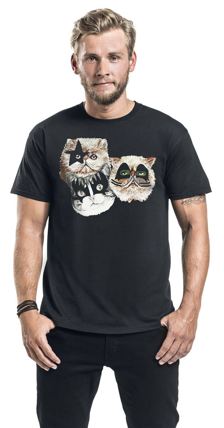 EMP "Kiss Katzen Miaaau" T-Shirt Schwarz Von Die Ärzte