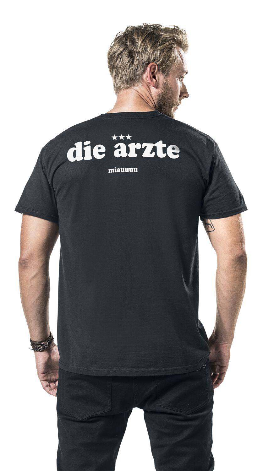 EMP "Kiss Katzen Miaaau" T-Shirt Schwarz Von Die Ärzte