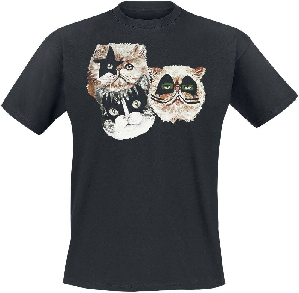 EMP "Kiss Katzen Miaaau" T-Shirt schwarz von Die Ärzte