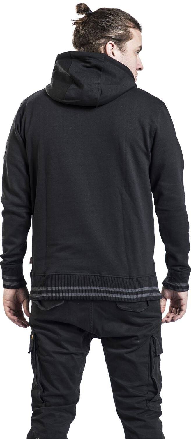 EMP "Kneep" Kapuzenpullover Schwarz Von Lonsdale London