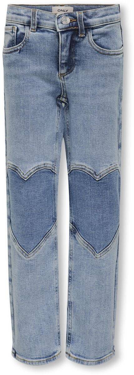 EMP "Kogmegan Wide DENM Heart Leg" Jeans blau von Kids ONLY