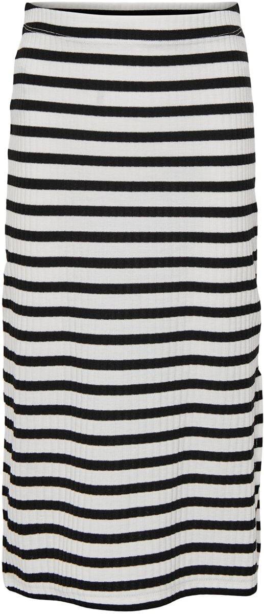EMP "Kognella Long Side Slit Skirt JRS" Rock schwarz/weiß von Kids ONLY