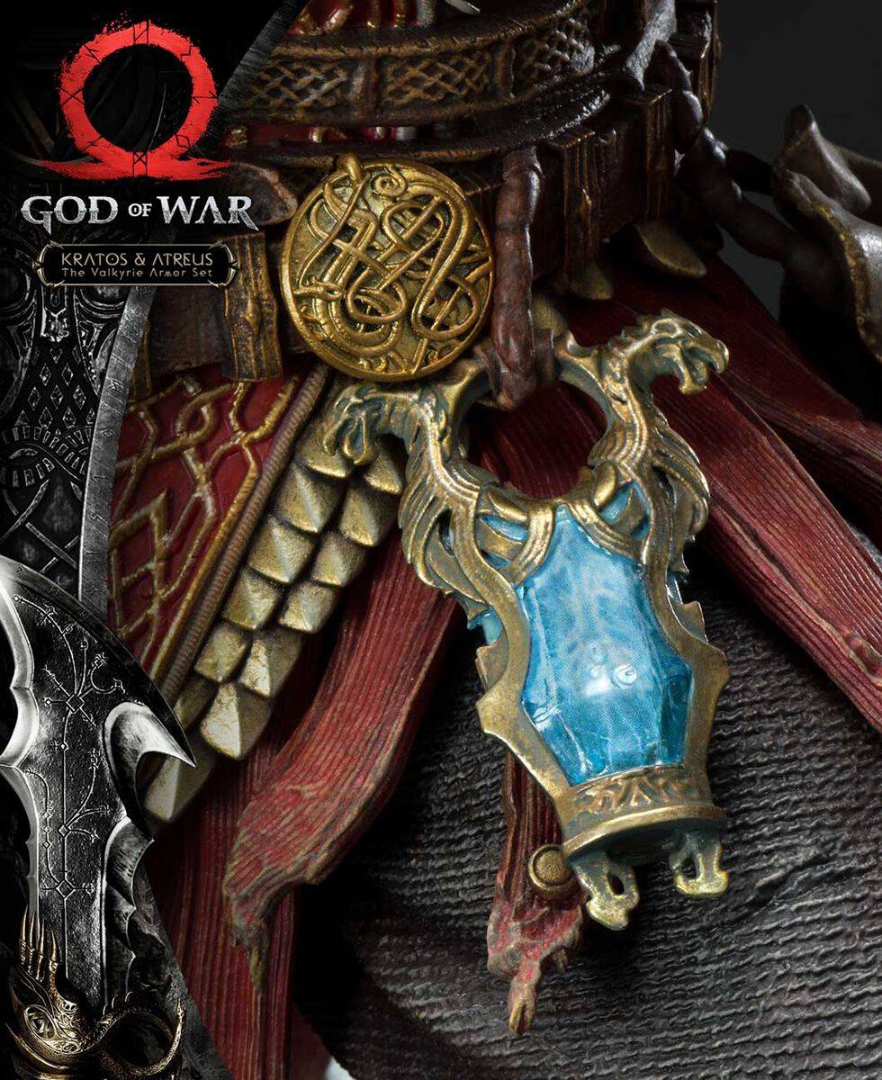 EMP "Kratos And Atreus - The Valkyrie Armor Set" Statue Multicolor Von God Of War