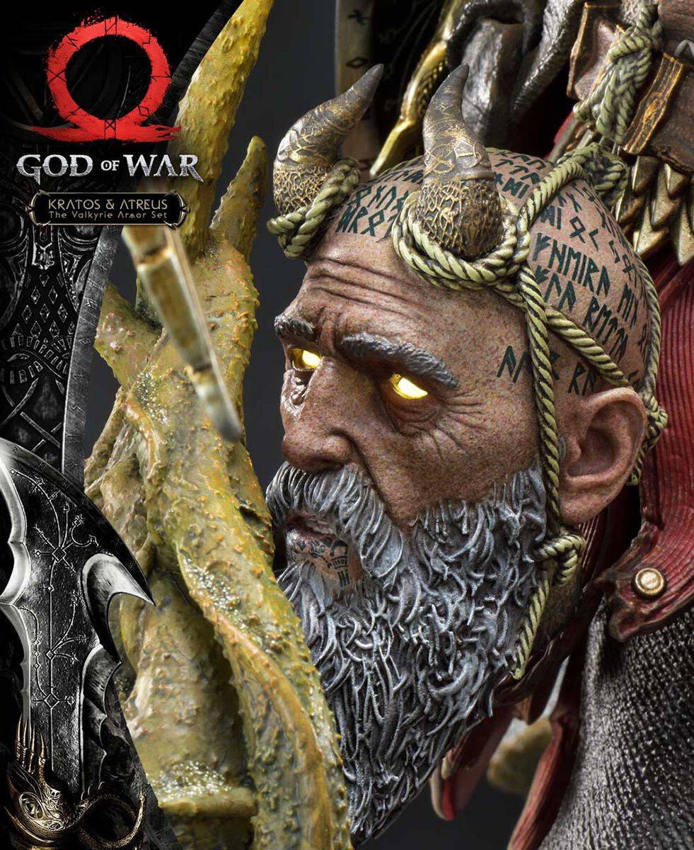 EMP "Kratos And Atreus - The Valkyrie Armor Set" Statue Multicolor Von God Of War