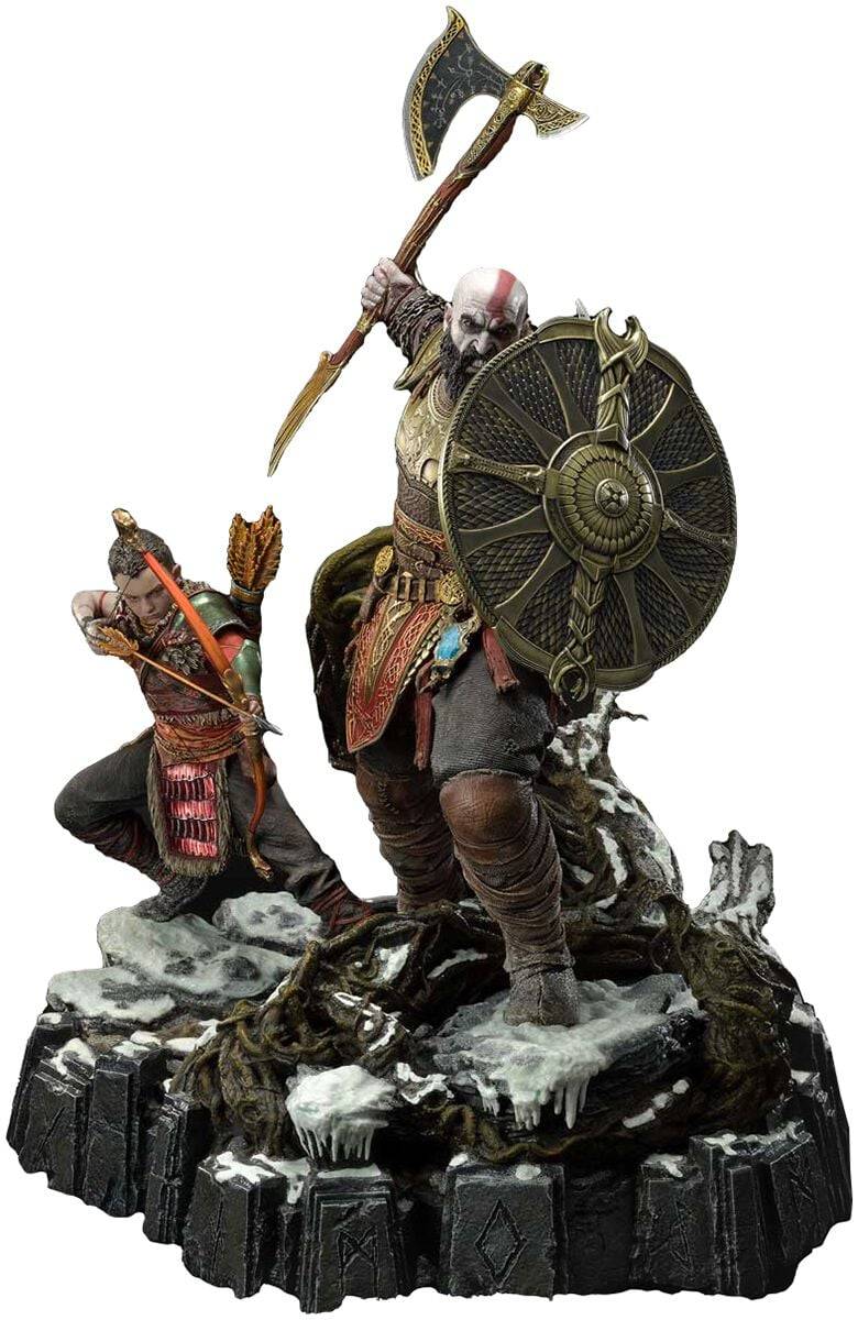 EMP "Kratos and Atreus - The Valkyrie Armor Set" Statue multicolor von God Of War