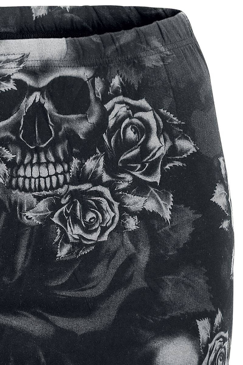 EMP Kurzer Rock Schwarz/grau Von Black Premium By EMP