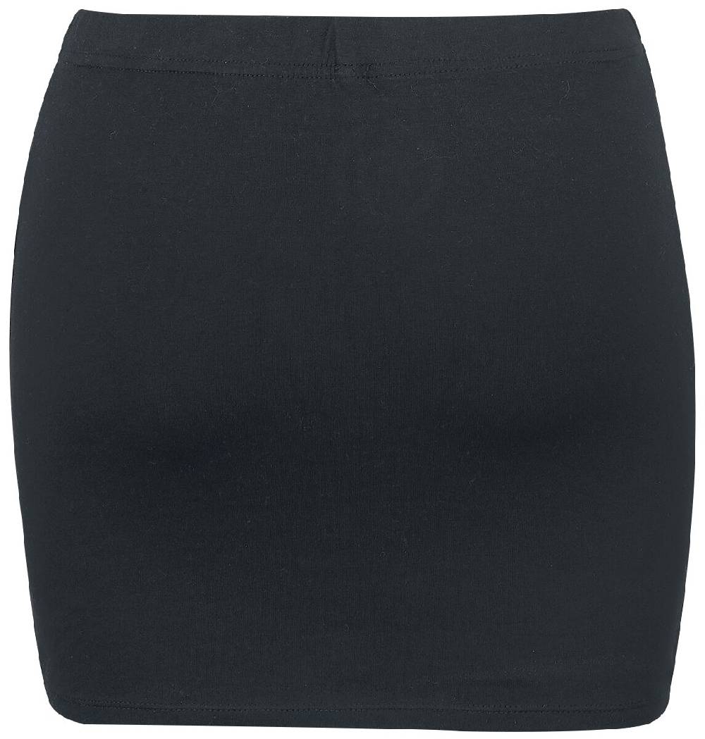 EMP Kurzer Rock Schwarz/grau Von Black Premium By EMP