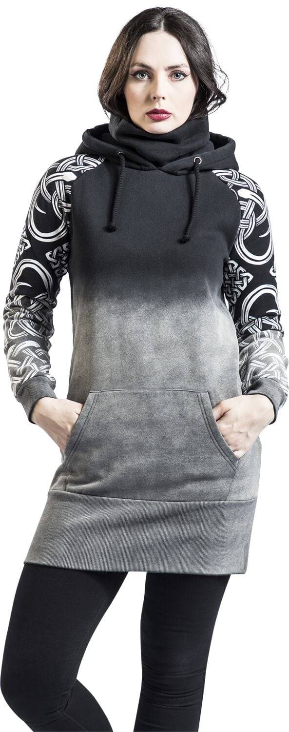 EMP Kurzes Kleid Grau/schwarz Von Black Premium By EMP