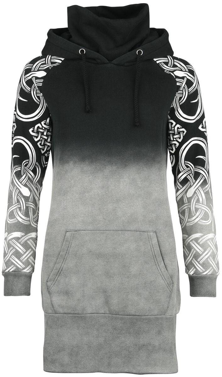 EMP Kurzes Kleid grau/schwarz von Black Premium by EMP