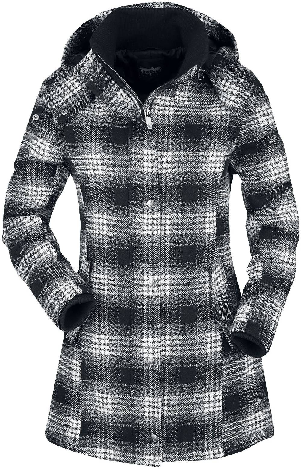 EMP Kurzmantel schwarz/grau von Black Premium by EMP