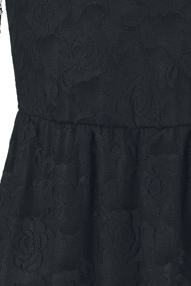 EMP "Lace Dress" Kurzes Kleid Schwarz Von Gothicana By EMP