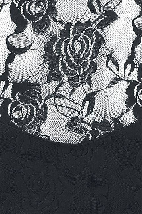 EMP "Lace Dress" Kurzes Kleid Schwarz Von Gothicana By EMP