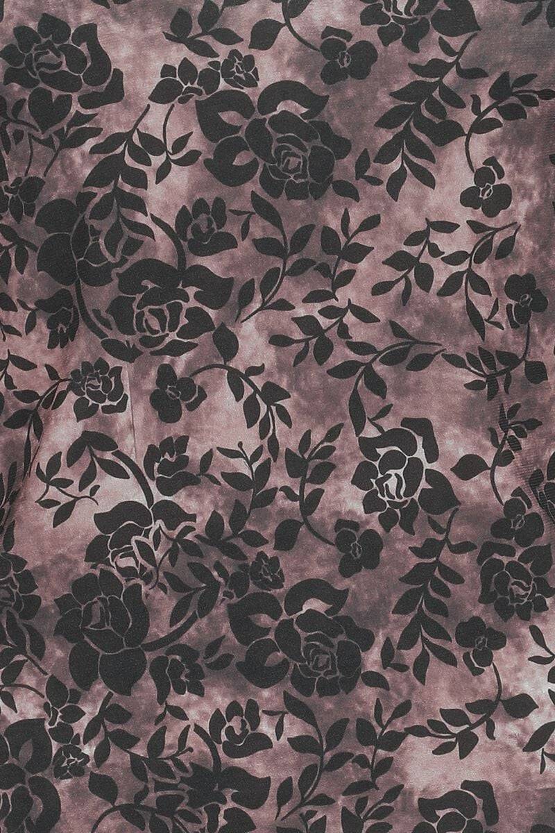 EMP "Lace Flowers" Top Braun/schwarz Von Outer Vision