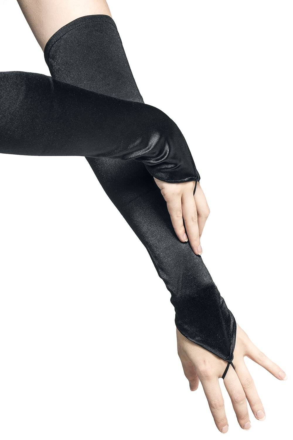 EMP "Lace up sleeve glove" Stulpen schwarz von Pamela Mann