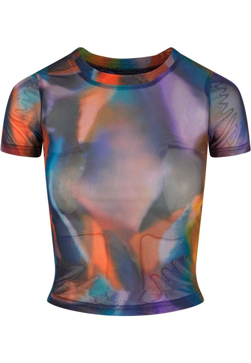 EMP "Ladies AOP Mesh Tee" T-Shirt multicolor von Urban Classics