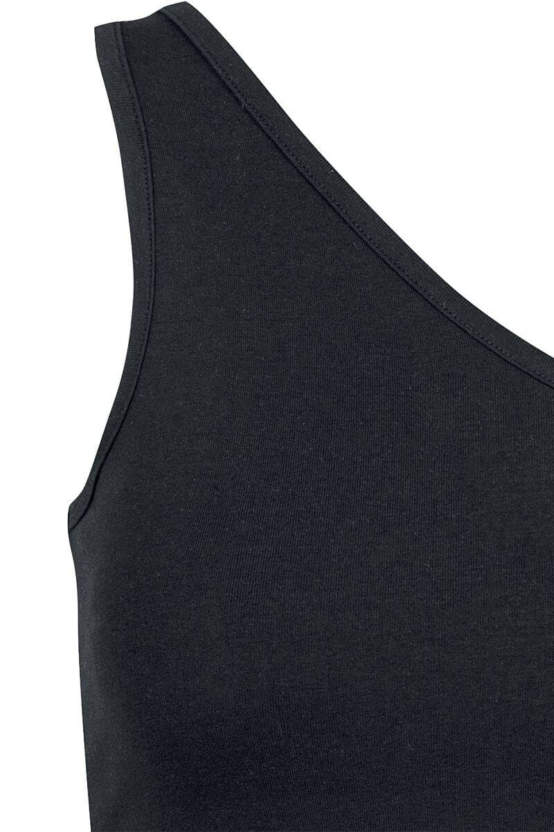 EMP "Ladies Asymmetric Top" Top Schwarz Von Urban Classics