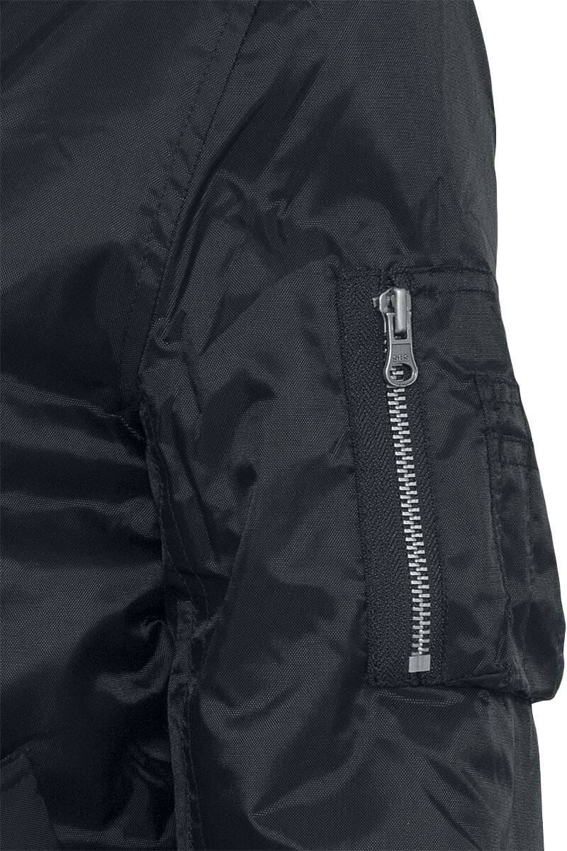 EMP "Ladies Basic Bomber Jacket" Bomberjacke Schwarz Von Urban Classics