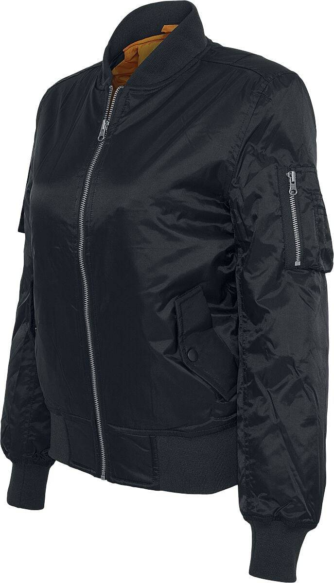 EMP "Ladies Basic Bomber Jacket" Bomberjacke schwarz von Urban Classics