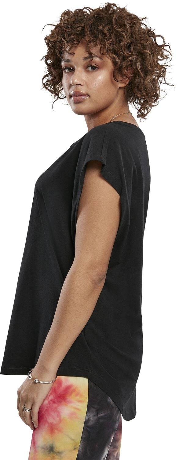 EMP "Ladies Basic Shaped Tee" T-Shirt Schwarz Von Urban Classics