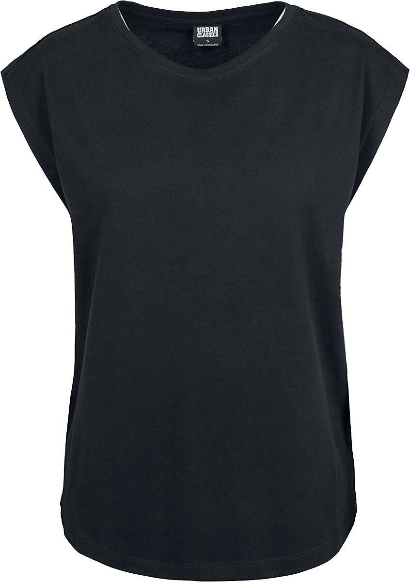 EMP "Ladies Basic Shaped Tee" T-Shirt schwarz von Urban Classics