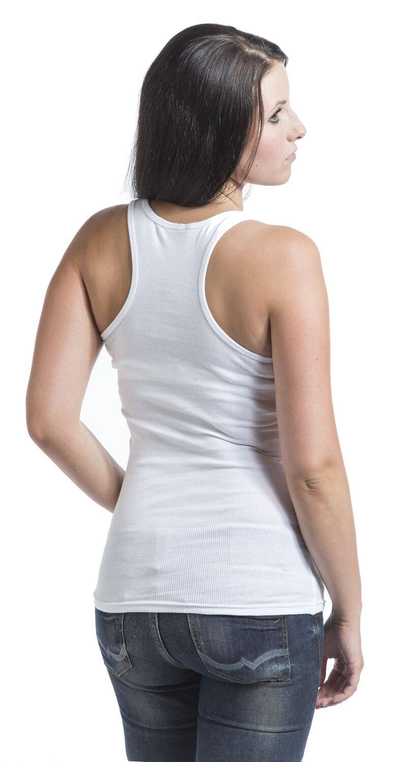 EMP "Ladies Button Tanktop" Top Weiß Von Urban Classics