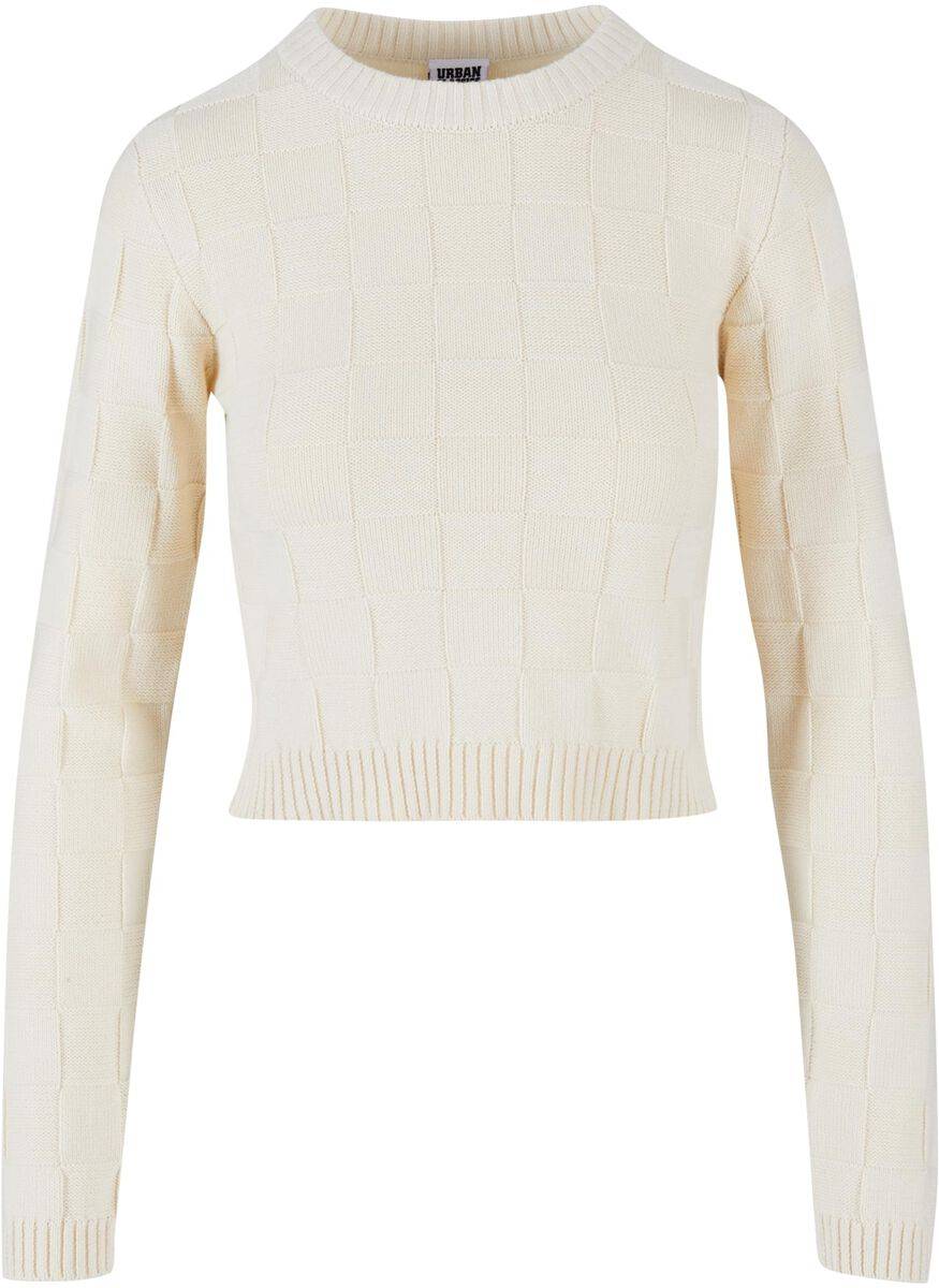 EMP "Ladies Check Knit Sweater" Strickpullover sand von Urban Classics