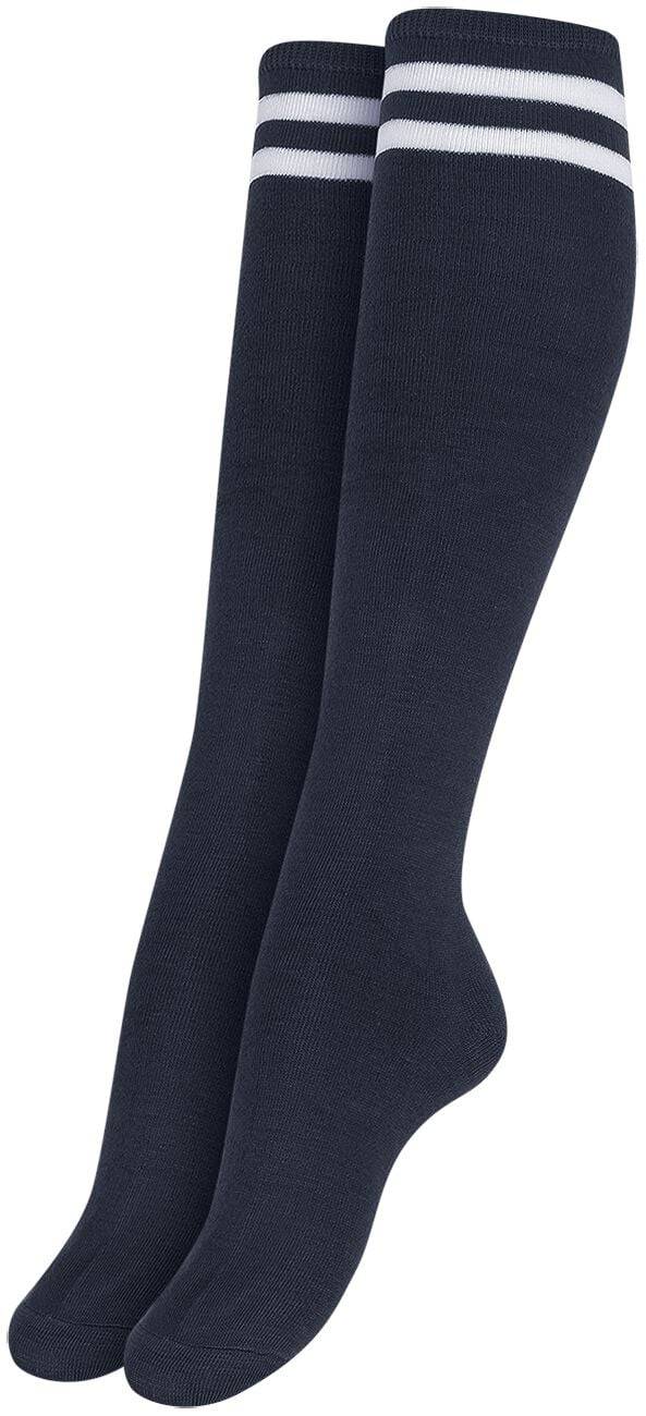 EMP "Ladies College Socks 2-Pack" Kniestrümpfe Navy Von Urban Classics