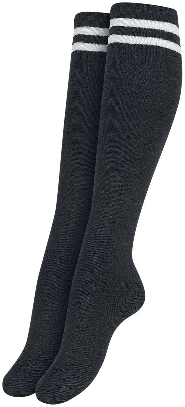 EMP "Ladies College Socks 2-Pack" Kniestrümpfe Schwarz Von Urban Classics