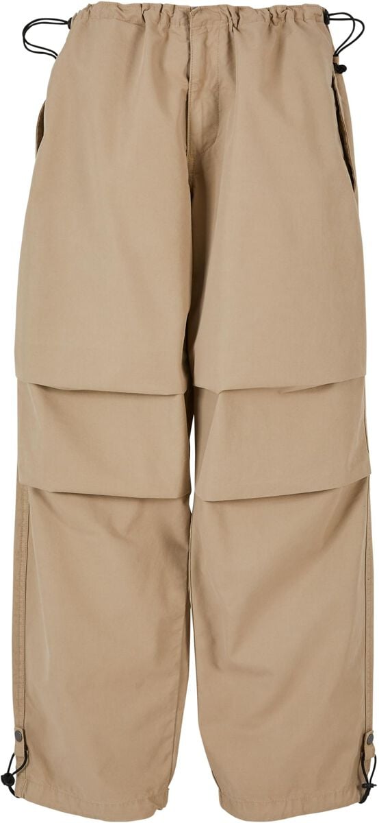 EMP "Ladies Cotton Parachute Pants" Stoffhose Sand Von Urban Classics