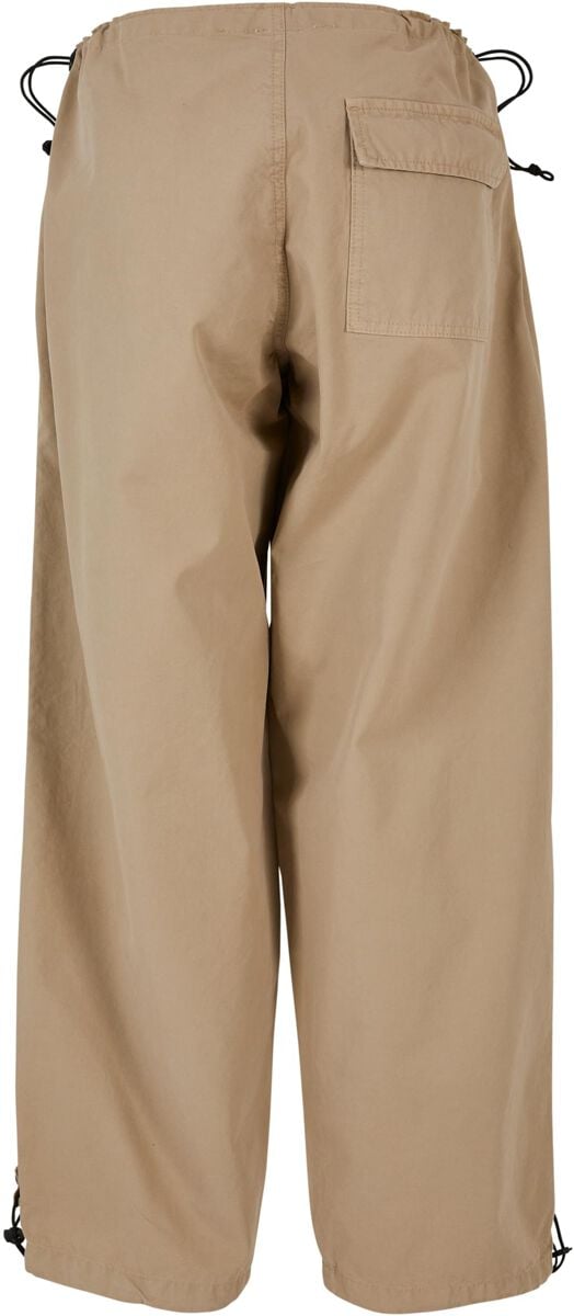 EMP "Ladies Cotton Parachute Pants" Stoffhose Sand Von Urban Classics