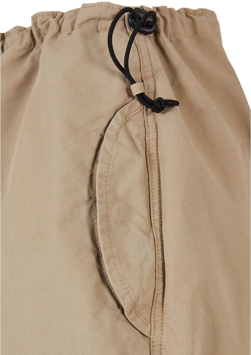 EMP "Ladies Cotton Parachute Pants" Stoffhose Sand Von Urban Classics