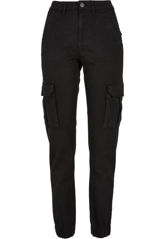 EMP "Ladies Cotton Twill Utility Pants" Cargohose schwarz von Urban Classics