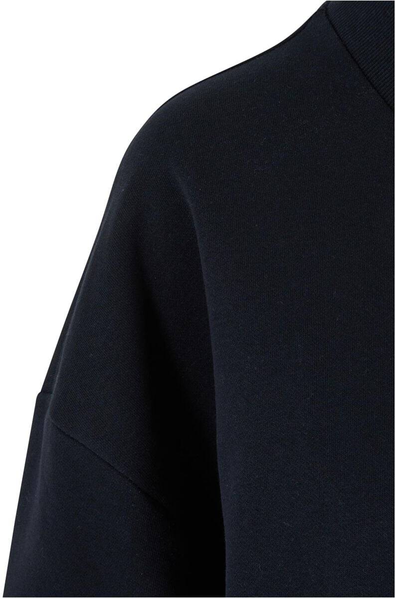 EMP "Ladies Cropped V-Neck" Sweatshirt Schwarz Von Urban Classics