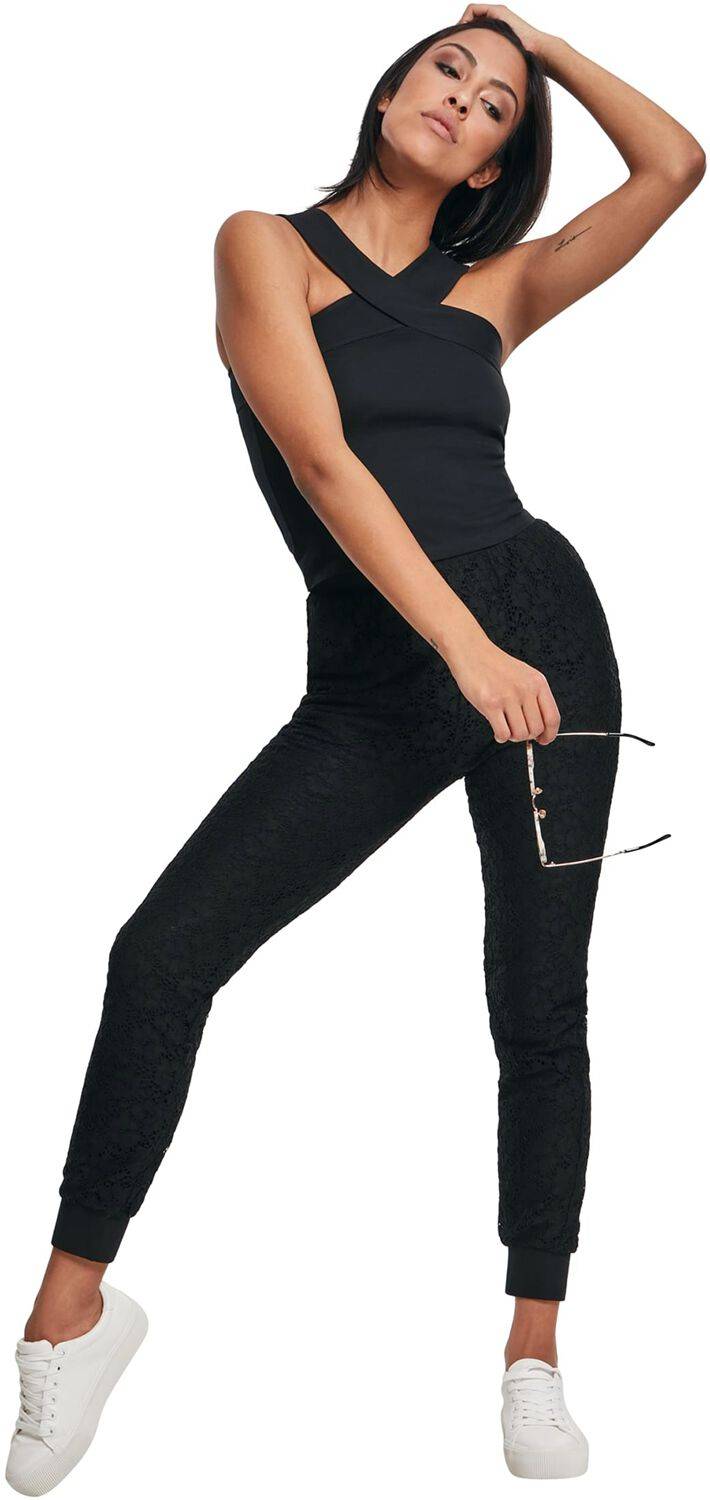 EMP "Ladies Cross Top" Top Schwarz Von Urban Classics