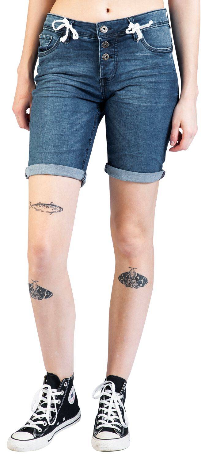 EMP "Ladies Denim Bermuda" Short Blau Von Sublevel Denim