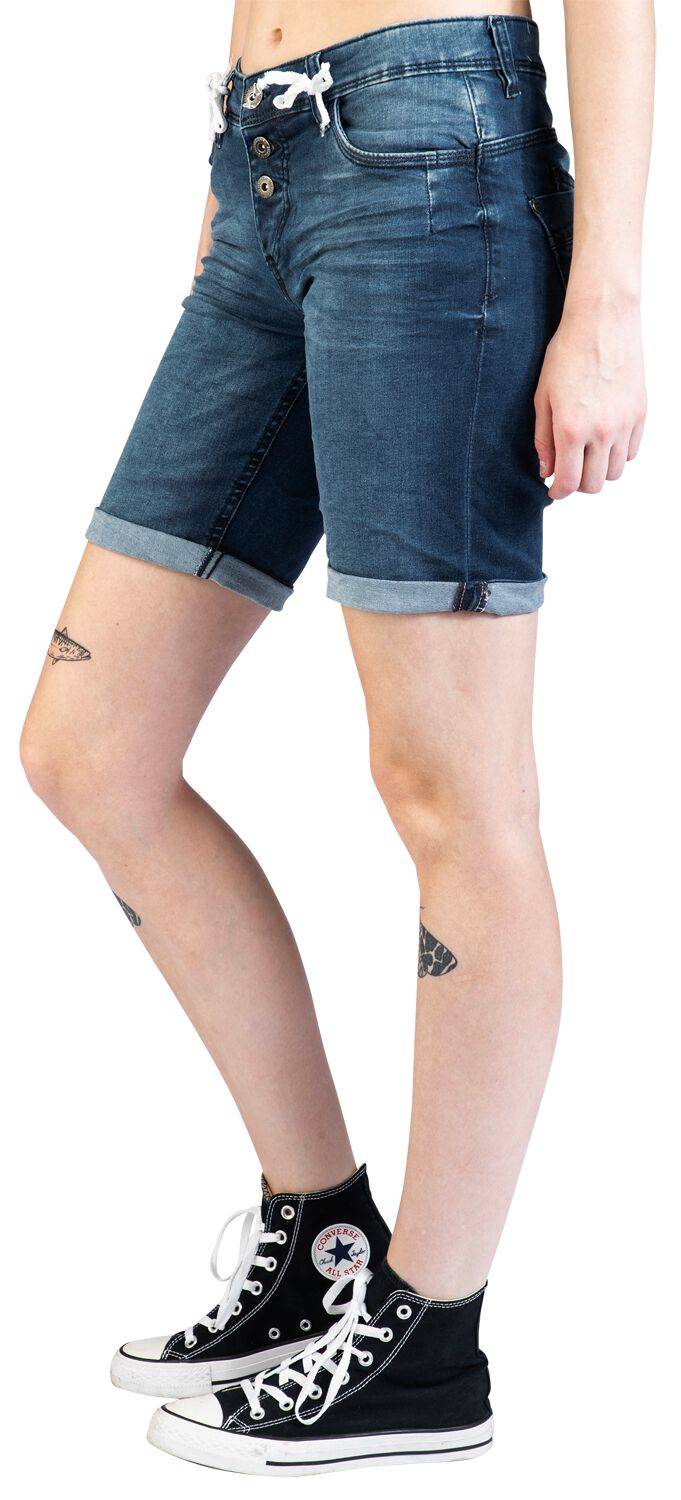 EMP "Ladies Denim Bermuda" Short Blau Von Sublevel Denim