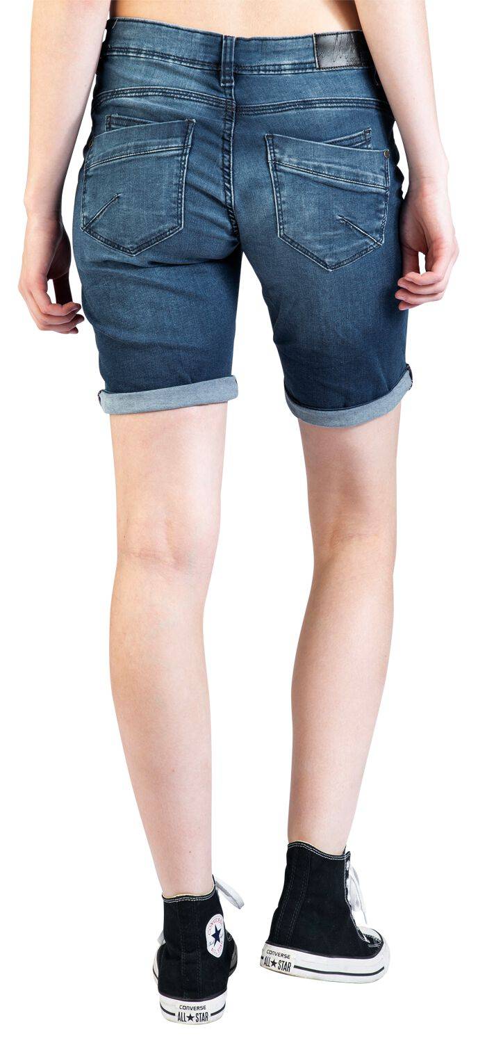 EMP "Ladies Denim Bermuda" Short Blau Von Sublevel Denim