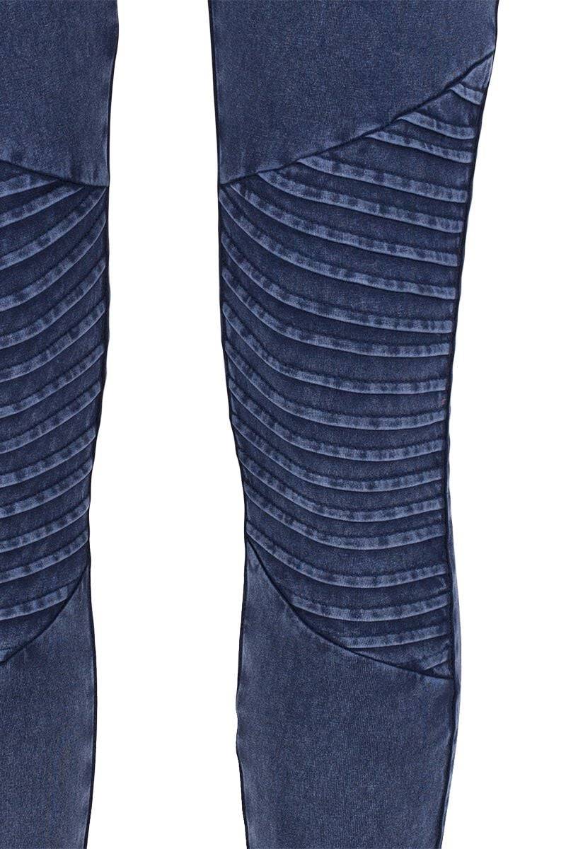 EMP "Ladies Denim Jersey Leggings" Leggings Blau Von Urban Classics